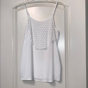 Charming Charlie white tank